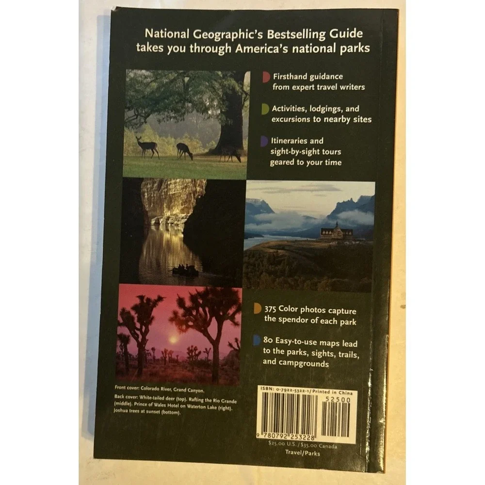 National Geographic Guide to National Parks United States HBDJ 5th Edition 2007